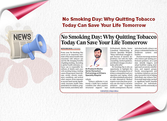 No Smoking Day: Why Quitting Tobacco Today Can Save Your Life Tomorrow