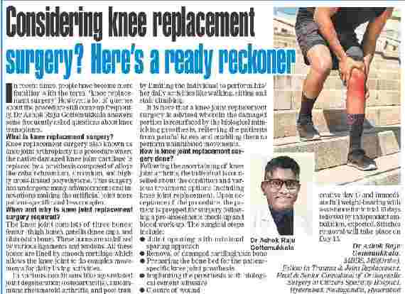  Considering knee replacement surgery? Here's a ready reckoner