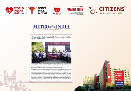Citizens Specialty Hospital, Nallagandla, Marked World Heart Day