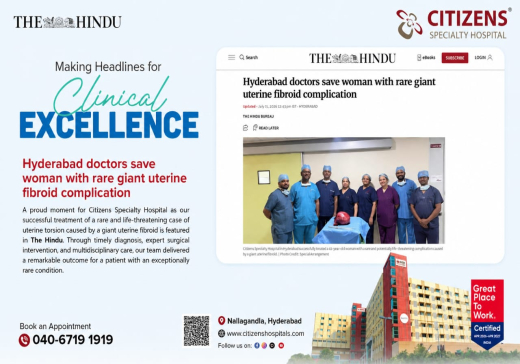 Hyderabad doctors save woman with rare giant uterine fibroid complication